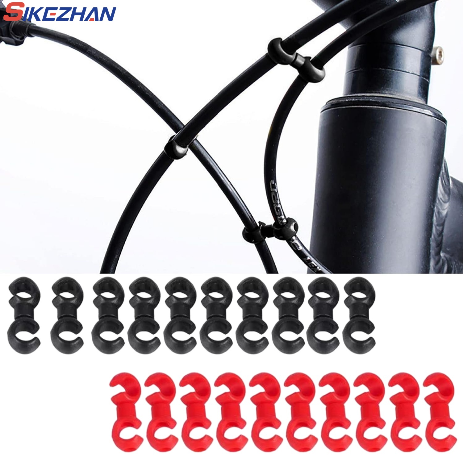 Cycling Gear Parts - 10 buah/set klip garis silang sepeda