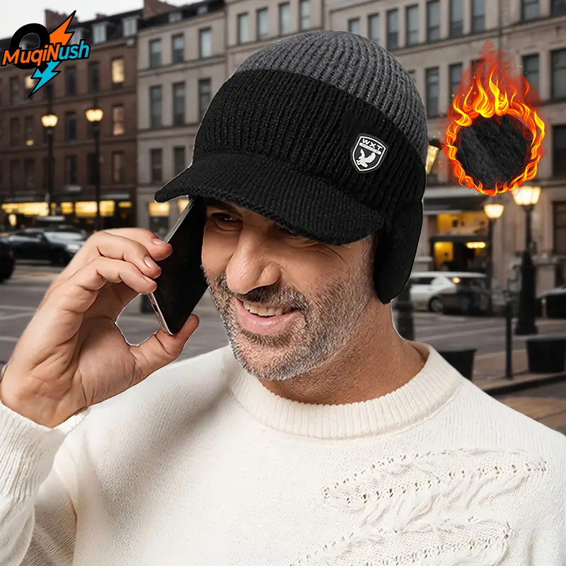 Cycling Gear Cold Weather - MuqiNush Topi Rajut Hangat Musim Dingin
