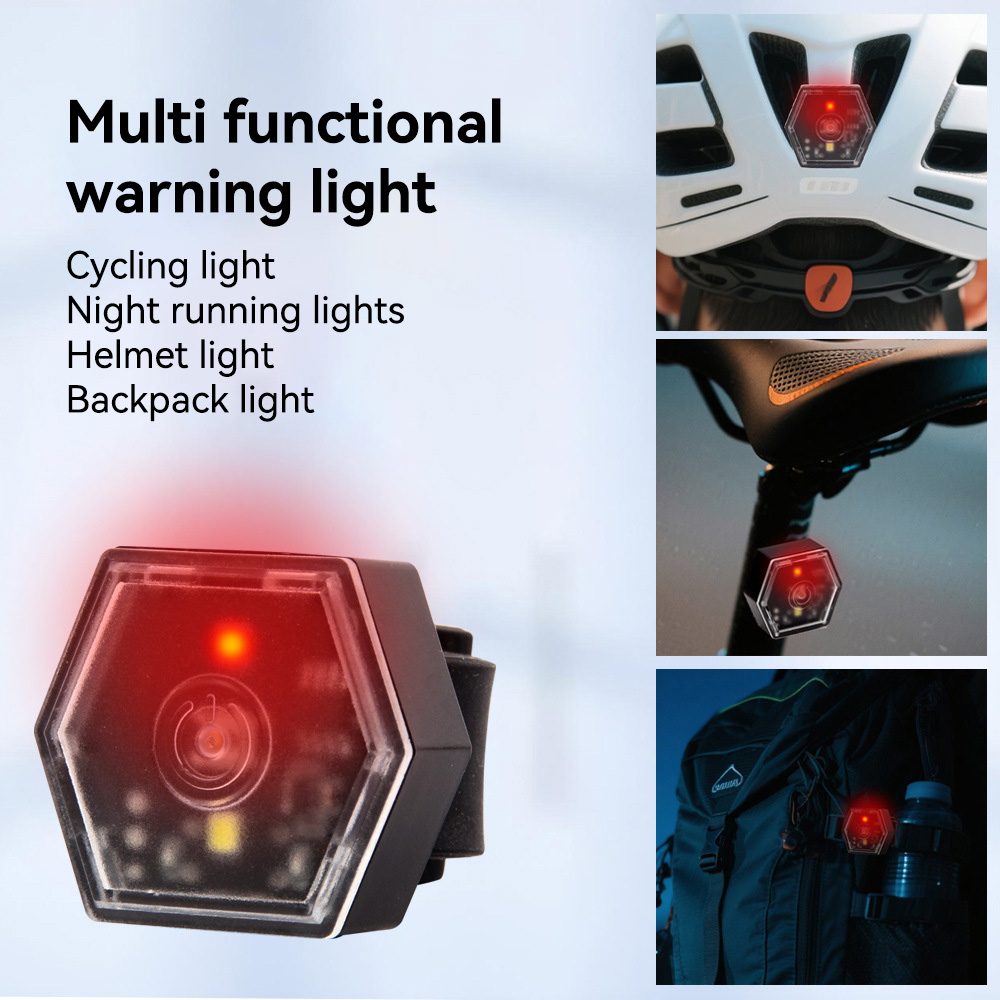 Cycling Backpack - Lampu Belakang Sepeda Multifungsi untuk Bersepeda,