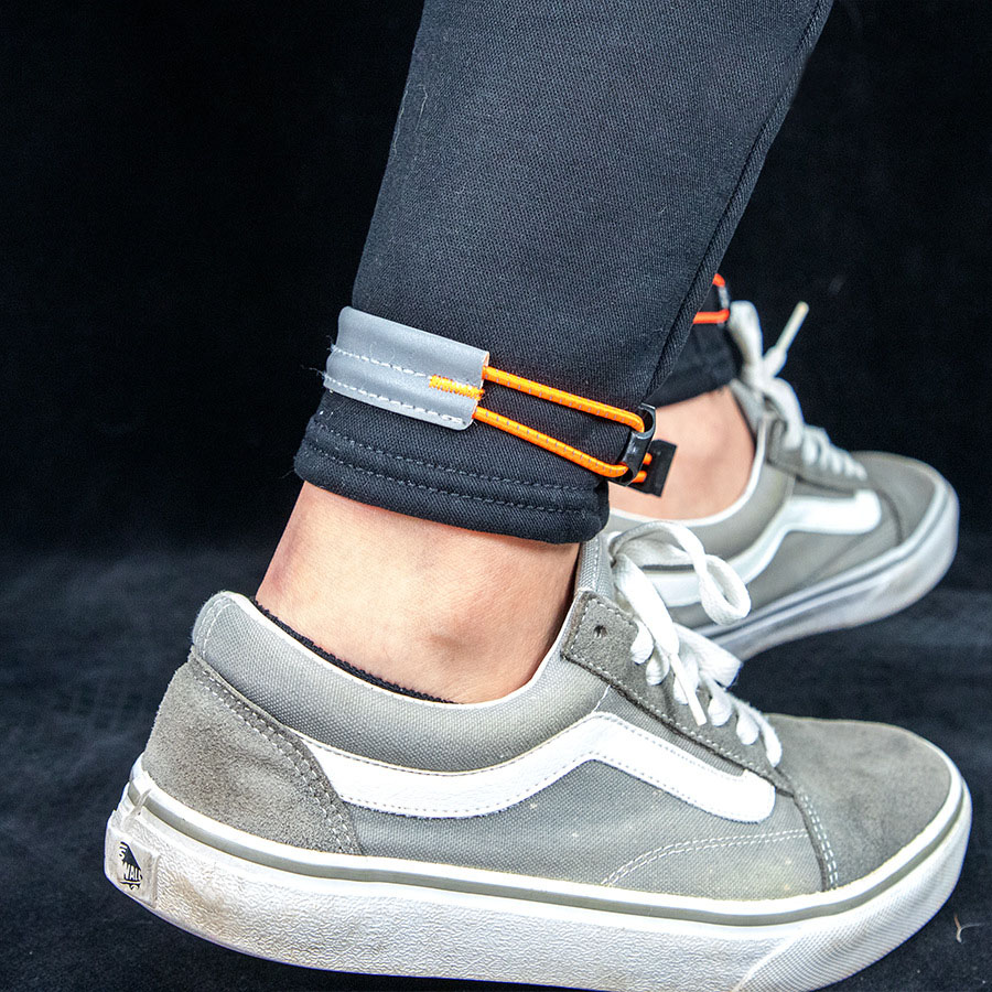Cycle Gear - Tali Kaki Sepeda Reflektif Elastis, Pita