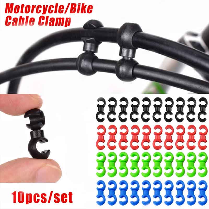 Cycling Gear Parts - Klip garis silang sepeda, 10 buah/set