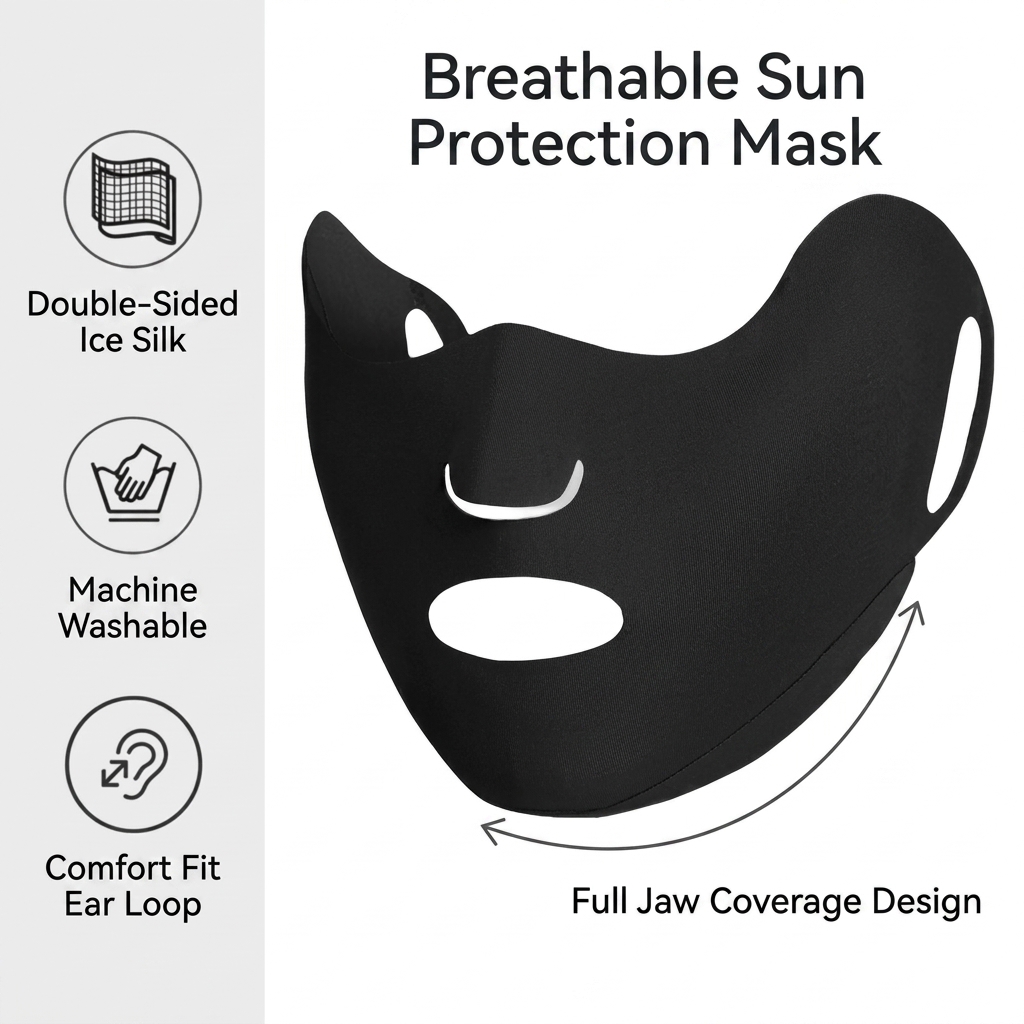 Masker Wajah Pelindung UV Bern - Cycling Gear For Women ulasan dan harga