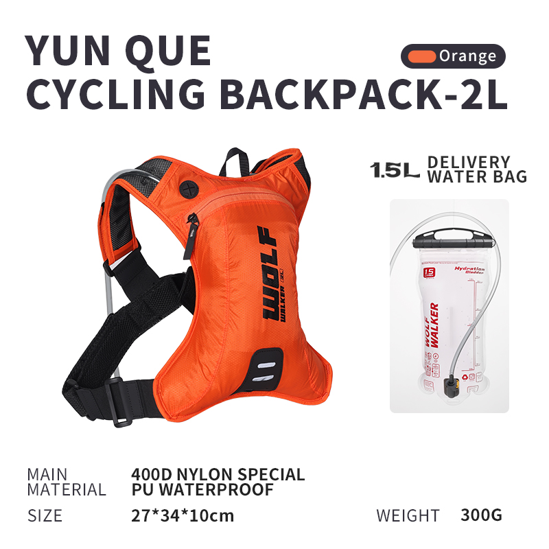 Ransel Lari Off-road WOLFWALKE - Cycling Backpack ulasan dan harga