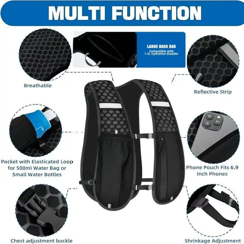 Rompi Lari Unisex Tahan Air da - Cycling Backpack ulasan dan harga
