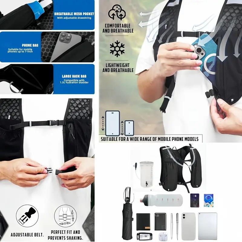 Rompi Lari Unisex Tahan Air da - Cycling Backpack ulasan dan harga