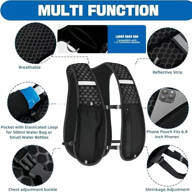 Rompi Hidrasi Lari untuk Wanit - Cycling Backpack ulasan dan harga